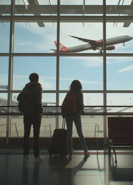 Travellers At Airport